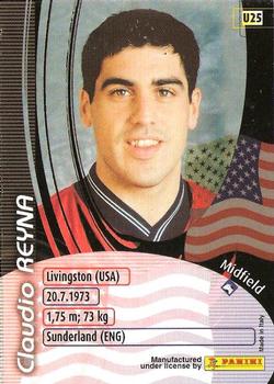 2002 Panini World Cup - USA Exclusives #U25 Claudio Reyna Back