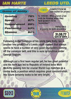 1998 Pro Match #13 Ian Harte Back