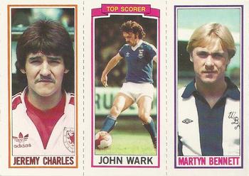 1981-82 Topps Footballer #118 / 150 / 110 Martyn Bennett / John Wark / Jeremy Charles Front