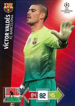 2012-13 Panini Adrenalyn XL UEFA Champions League #NNO Victor Valdes Front