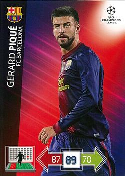 2012-13 Panini Adrenalyn XL UEFA Champions League #NNO Gerard Pique Front