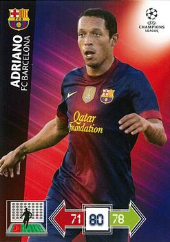 2012-13 Panini Adrenalyn XL UEFA Champions League #NNO Adriano Front