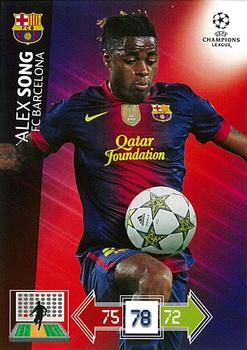 2012-13 Panini Adrenalyn XL UEFA Champions League #NNO Alex Song Front