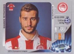 2012-13 Panini UEFA Champions League Stickers #132 Giannis Fetfatzidis Front