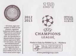 2012-13 Panini UEFA Champions League Stickers #139 Geoffrey Jourdren Back