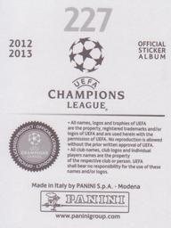 2012-13 Panini UEFA Champions League Stickers #227 Javier Saviola Back