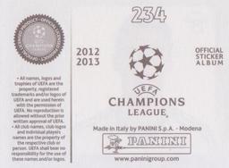 2012-13 Panini UEFA Champions League Stickers #234 Alvaro Arbeloa Back