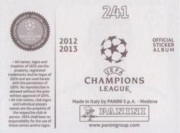 2012-13 Panini UEFA Champions League Stickers #241 Angel di Maria Back