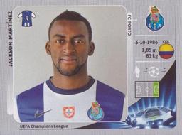 2012-13 Panini UEFA Champions League Stickers #25 Jackson Martinez Front