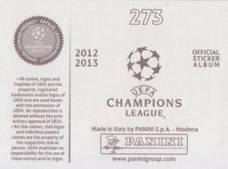 2012-13 Panini UEFA Champions League Stickers #273 Lasse Schone Back