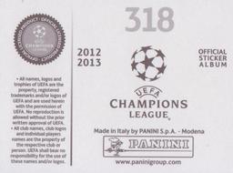 2012-13 Panini UEFA Champions League Stickers #318 FC Shakhtar Donetsk Badge Back