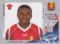 2012-13 Panini UEFA Champions League Stickers #356 Jores Okore Front