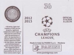 2012-13 Panini UEFA Champions League Stickers #36 Yevhen Khacheridi Back