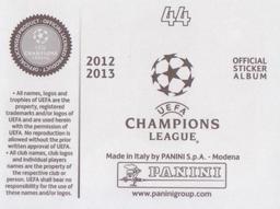2012-13 Panini UEFA Champions League Stickers #44 Raffael Back