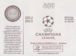 2012-13 Panini UEFA Champions League Stickers #489 Demy de Zeeuw Back