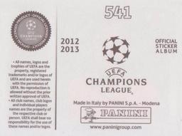 2012-13 Panini UEFA Champions League Stickers #541 Ruben Amorim Back