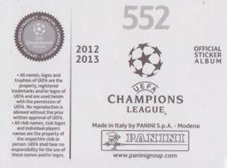 2012-13 Panini UEFA Champions League Stickers #552 Galatasaray SK Badge Back