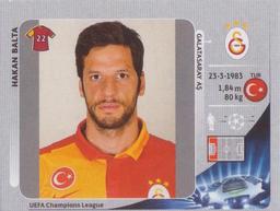 2012-13 Panini UEFA Champions League Stickers #554 Hakan Balta Front