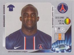 2012-13 Panini UEFA Champions League Stickers #56 Mohamed Sissoko Front