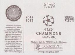 2012-13 Panini UEFA Champions League Stickers #575 Camora Back