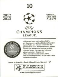 2012-13 Panini UEFA Champions League Stickers #10 UEFA Champions League Official Ball Back
