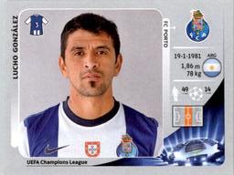 2012-13 Panini UEFA Champions League Stickers #21 Lucho Gonzalez Front