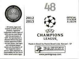2012-13 Panini UEFA Champions League Stickers #48 Paris Saint-Germain FC Badge Back