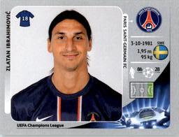 2012-13 Panini UEFA Champions League Stickers #64 Zlatan Ibrahimovic Front