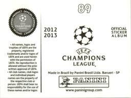 2012-13 Panini UEFA Champions League Stickers #89 Per Mertesacker Back