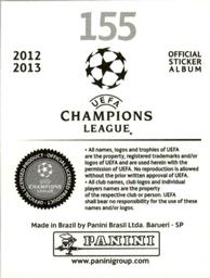 2012-13 Panini UEFA Champions League Stickers #155 Younes Belhanda Back