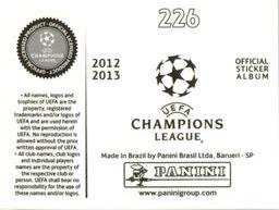 2012-13 Panini UEFA Champions League Stickers #226 Roque Santa Cruz Back