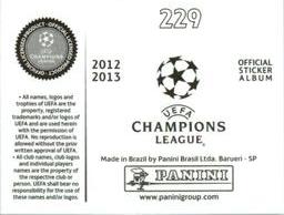 2012-13 Panini UEFA Champions League Stickers #229 Iker Casillas Back