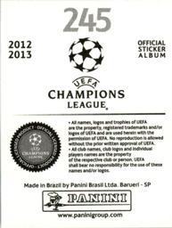 2012-13 Panini UEFA Champions League Stickers #245 Cristiano Ronaldo Back