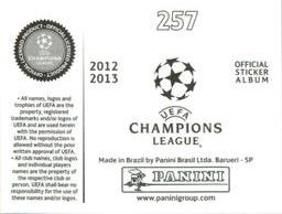 2012-13 Panini UEFA Champions League Stickers #257 Samir Nasri Back