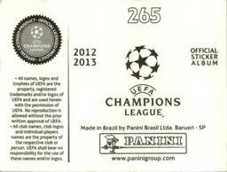 2012-13 Panini UEFA Champions League Stickers #265 Kenneth Vermeer Back