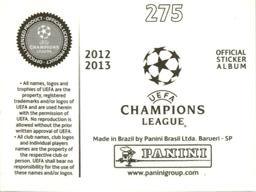 2012-13 Panini UEFA Champions League Stickers #275 Davy Klaassen Back