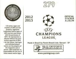 2012-13 Panini UEFA Champions League Stickers #279 Derk Boerrigter Back