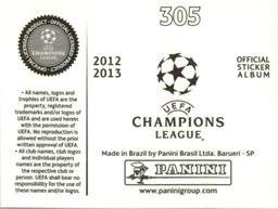 2012-13 Panini UEFA Champions League Stickers #305 Gary Cahill Back