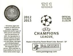 2012-13 Panini UEFA Champions League Stickers #311 Oscar Back