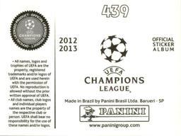 2012-13 Panini UEFA Champions League Stickers #439 Renan Bressan Back