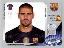 2012-13 Panini UEFA Champions League Stickers #445 Victor Valdes Front
