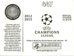 2012-13 Panini UEFA Champions League Stickers #447 Gerard Pique Back