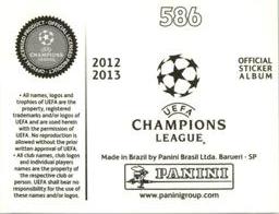 2012-13 Panini UEFA Champions League Stickers #586 Pantelis Kapetanos Back