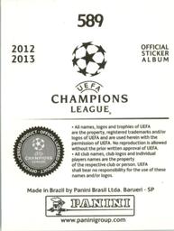 2012-13 Panini UEFA Champions League Stickers #589 UEFA Women's Champions League Trophy Back