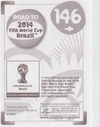 2013 Panini Road to 2014 FIFA World Cup Brazil Stickers #146 Luis Mendez Back