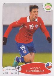 2013 Panini Road to 2014 FIFA World Cup Brazil Stickers #169 Angelo Henriquez Front