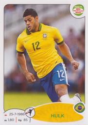 2013 Panini Road to 2014 FIFA World Cup Brazil Stickers #16 Hulk Front