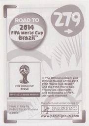 2013 Panini Road to 2014 FIFA World Cup Brazil Stickers #279 Sotiris Ninis Back