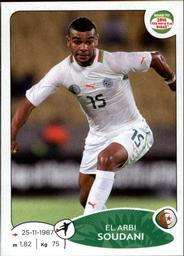 2013 Panini Road to 2014 FIFA World Cup Brazil Stickers #381 El Arabi Soudani Front