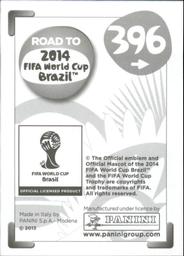 2013 Panini Road to 2014 FIFA World Cup Brazil Stickers #396 Didier Ya Konan Back